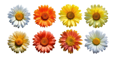 Vibrant Collection of Colorful Blossoms in a Beautiful Arrangement