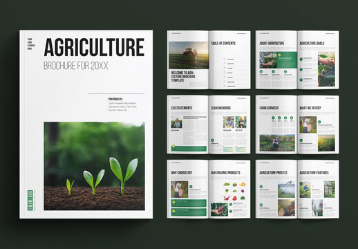 Agriculture Brochure Template