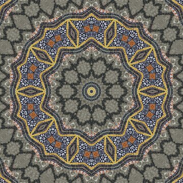 Embroidery and batik design concept. Antique art for clothing print, sublimation block etc. New trendy wallpaper, cover photo, interior decoration idea. Abstract pattern for the carpet background	