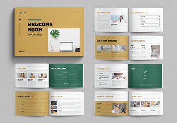 Welcome Book Template Landscape