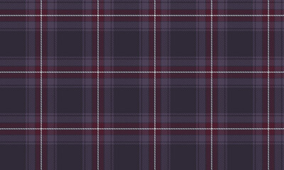 Seamless plaid pattern, purple, red, white, suitable for designing clothes, skirts and pants, adding a striking and colorful touch to any style of dress.