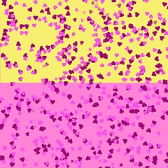 flower, love, illustration, design, pattern, heart, letter, decoration, pink, alphabet, font, color, floral, symbol, art, map, colorful