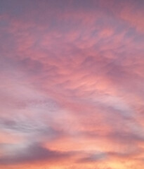 sky, sunset, pink clouds