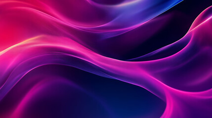 Obraz premium Abstract Purple Pink Swirling Wave Design