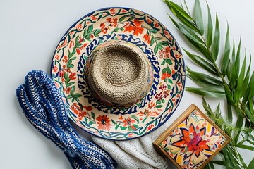 Summer vibes flat lay