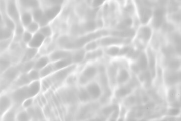 Abstract white transparent water shadow surface texture natural ripple background