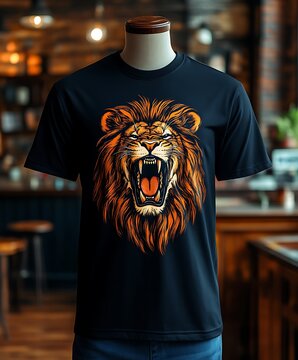Roaring Lion Graphic Tee, Retail Display