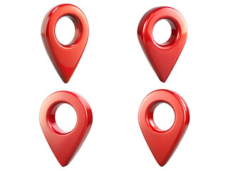 Location pins, a Set of map pointer collections isolated