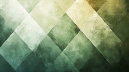 Diagonal diamond shapes of overlapping green and yellow textures