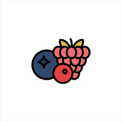 vector illustration of ripe berries © Deni