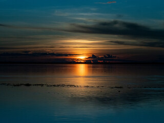 Evening atmosphere on the Amazon.