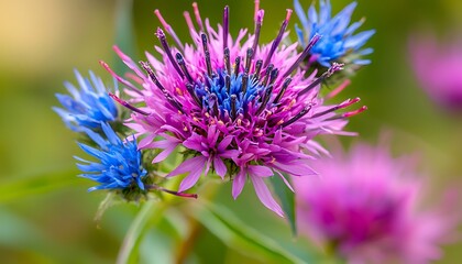 Vibrant Purple and Blue Flower