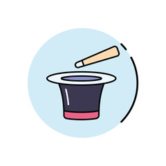 Magical Birthday vector icon