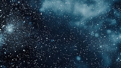 Winter's Night:  Falling Snowflakes Dance Across Dark Sky, Creating a Magical, Serene Atmosphere.  Nature's Beauty Captures Winter Wonderland.