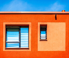 typical apartment house in austria