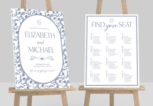 Wedding Welcome Sign & Seating Chart