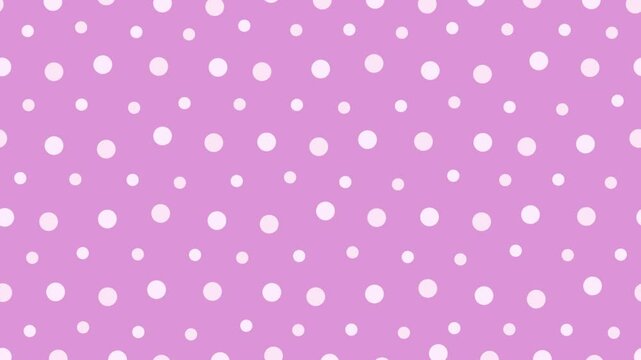 Seamless Soft Pink Polka Dot Background for Gentle Vibes Perfect for Relaxation or Beauty Videos