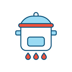 Casserole vector icon