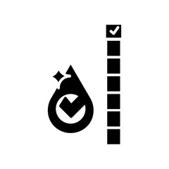 Water quality indicator icon