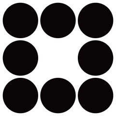 家紋です。角八曜と言います。