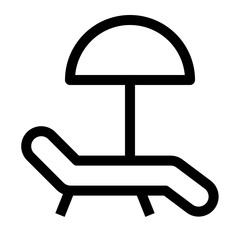 furniture thin icon