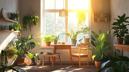 Relaxing Corner With Natural Light