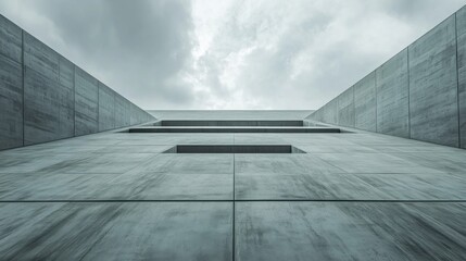 Federal Reserve building with a cloudy horizon. Featuring financial governance and economic policy