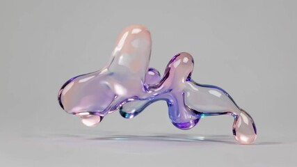 Pastel Droplets Converge - Powered by Adobe