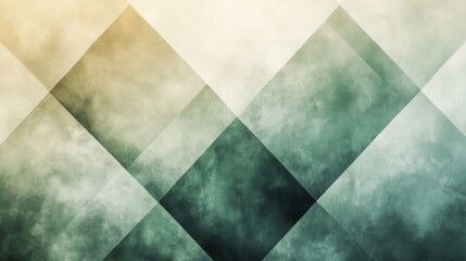 Overlapping Diamond Shapes with Grungy Textured Background Elements