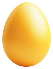 PNG Light yellow easter egg illustration simple art.