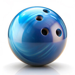 bowling ball isolated on white