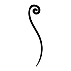 Decorative icon vector. Ornaments elements illustration sign. Decorative elements symbol or logo.