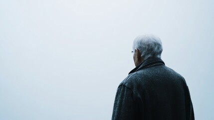 Elder abuse awareness in a calm study with a senior and social worker. Featuring vigilance and safety