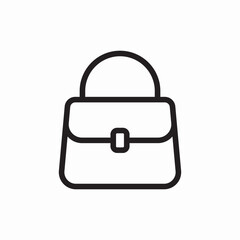 woman bag icon vector sign