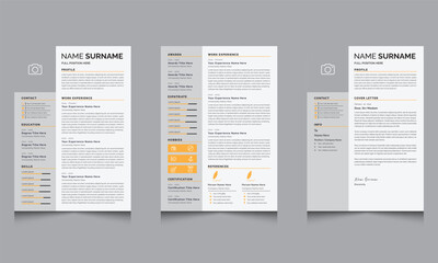Vector Minimalist Creative Resume and Cover Letter
