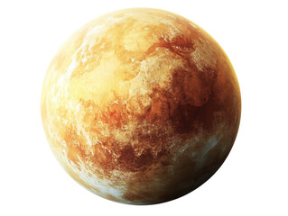 Fototapeta premium Isolated Desert Planet