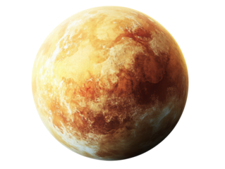 Isolated Desert Planet