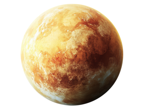 Isolated Desert Planet