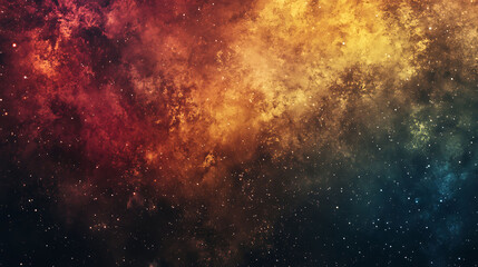 Fototapeta premium A beautiful artistic depiction of a colorful outer space scene