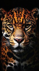 Fototapeta premium Majestic Jaguar Portrait - Wild Beauty in Detail
