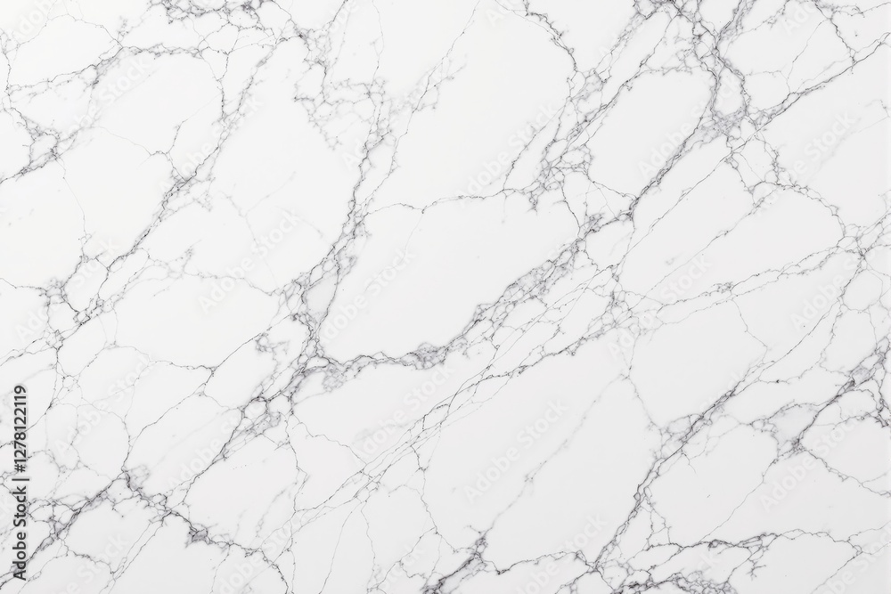 Poster white marble texture with delicate gray veining on smooth surface.