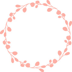 Red Rose Floral Frame for Love and Celebration