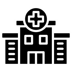 Fototapeta premium Hospital Icon