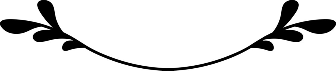 Fototapeta premium Pencil Drawn Laurel Wreath for Elegant Layouts