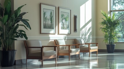 Elder abuse awareness poster in a nursing home lobby. Featuring vigilance and education