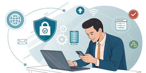 Cybersecurity with OTP and Data Protection for Business Security