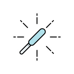 Sparklers vector icon