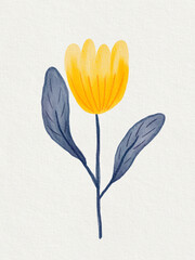 A romantic floral watercolor design with airy brushstrokes and a gentle aesthetic. Great for scrapbooking, stickers, and digital artwork