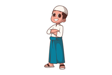 Muslim Boy Character