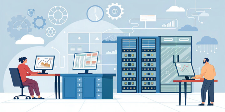 An Informative Graphic on Document Management Systems for Efficient Business Operations